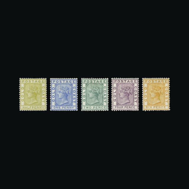Lot 10155 - gold coast 1876-84 - UPA UPA Sale #89 worldwide Collections Lot 10155 - gold coast 1876-84 - UPA UPA Sale #89 worldwide Collections