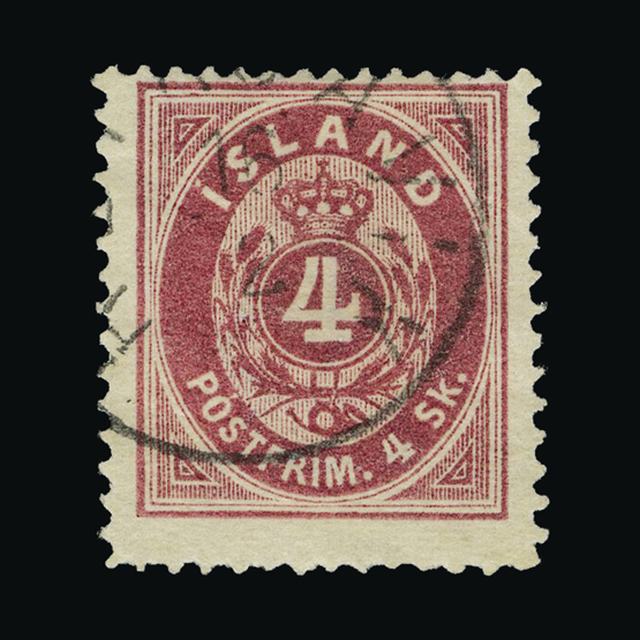 Lot 14502 - Iceland 1873 -  UPA UPA Sale #89 worldwide Collections