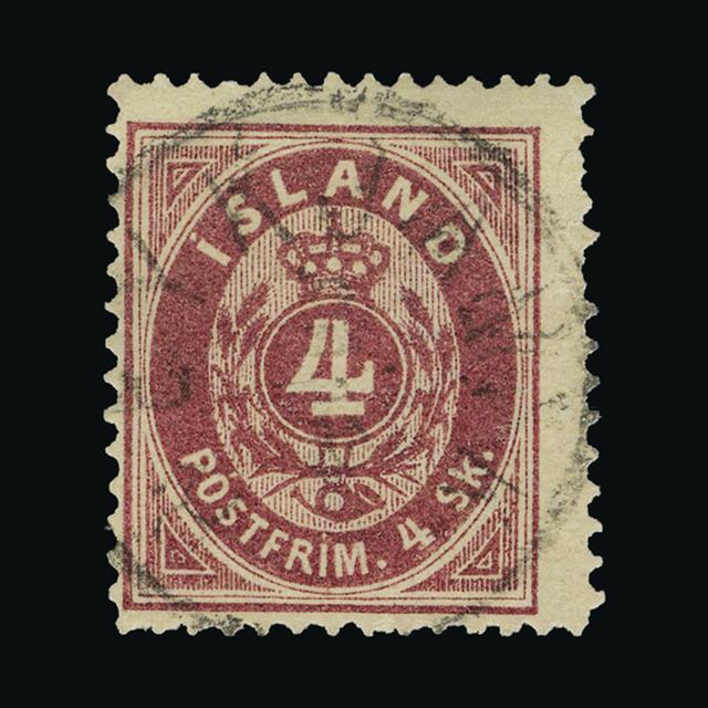 Lot 14503 - Iceland 1873 -  UPA UPA Sale #89 worldwide Collections