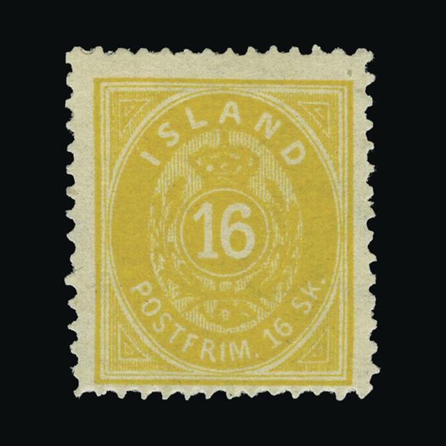Lot 14507 - Iceland 1873 -  UPA UPA Sale #89 worldwide Collections