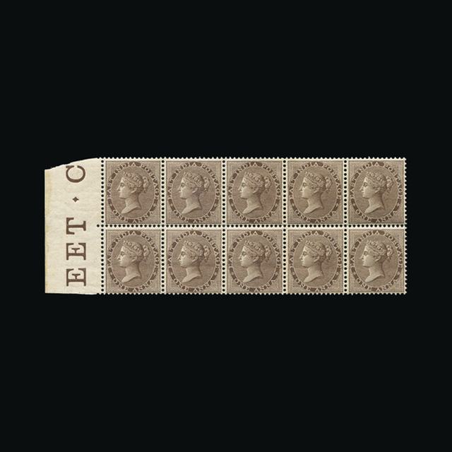 Lot 14710 - india 1865 -  UPA UPA Sale #89 worldwide Collections
