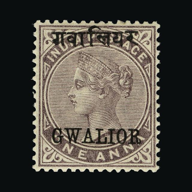 Lot 15023 - India - States - Gwalior 1885(May) -  UPA UPA Sale #89 worldwide Collections
