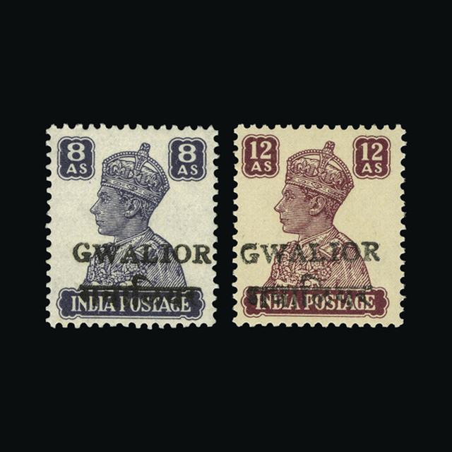 Lot 15040 - India - States - Gwalior 1949 -  UPA UPA Sale #89 worldwide Collections