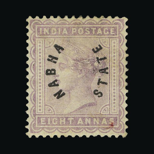 Lot 15074 - India - States - Nabha 1885(July) - UPA UPA Sale #89 worldwide Collections Lot 15074 - India - States - Nabha 1885(July) - UPA UPA Sale #89 worldwide Collections