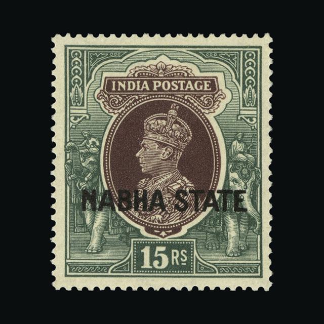 Lot 15079 - India - States - Nabha 1938 - UPA UPA Sale #89 worldwide Collections Lot 15079 - India - States - Nabha 1938 - UPA UPA Sale #89 worldwide Collections