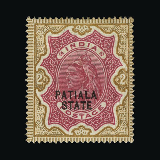 Lot 15094 - India - States - Patiala 1891-6 -  UPA UPA Sale #89 worldwide Collections