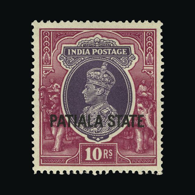 Lot 15096 - India - States - Patiala 1937-38 -  UPA UPA Sale #89 worldwide Collections