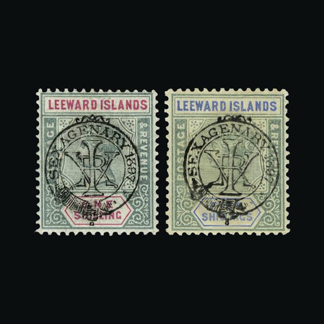 Lot 16458 - leeward islands 1897 -  UPA UPA Sale #89 worldwide Collections