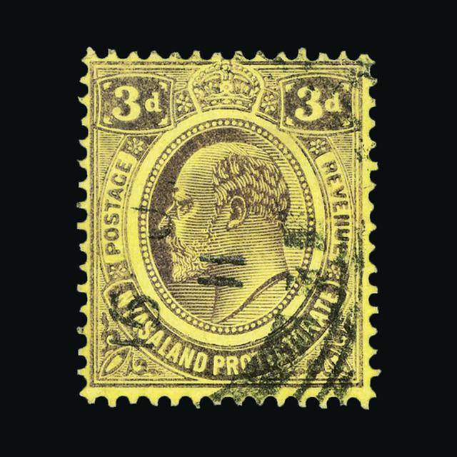 Lot 20543 - nyasaland 1908-11 -  UPA UPA Sale #89 worldwide Collections
