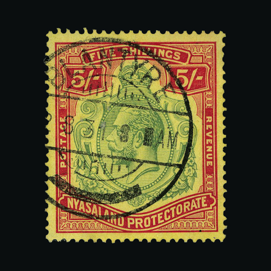Lot 20562 - nyasaland 1921 -  UPA UPA Sale #89 worldwide Collections