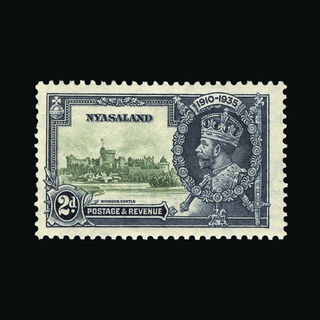 Lot 20606 - nyasaland 1935 -  UPA UPA Sale #89 worldwide Collections