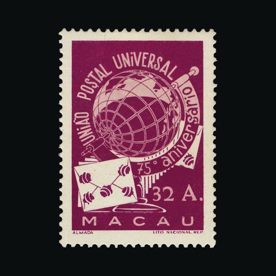 Lot 21073 - Portugal - Colonies - Macau 1949 - UPA UPA Sale #89 worldwide Collections Lot 21073 - Portugal - Colonies - Macau 1949 - UPA UPA Sale #89 worldwide Collections