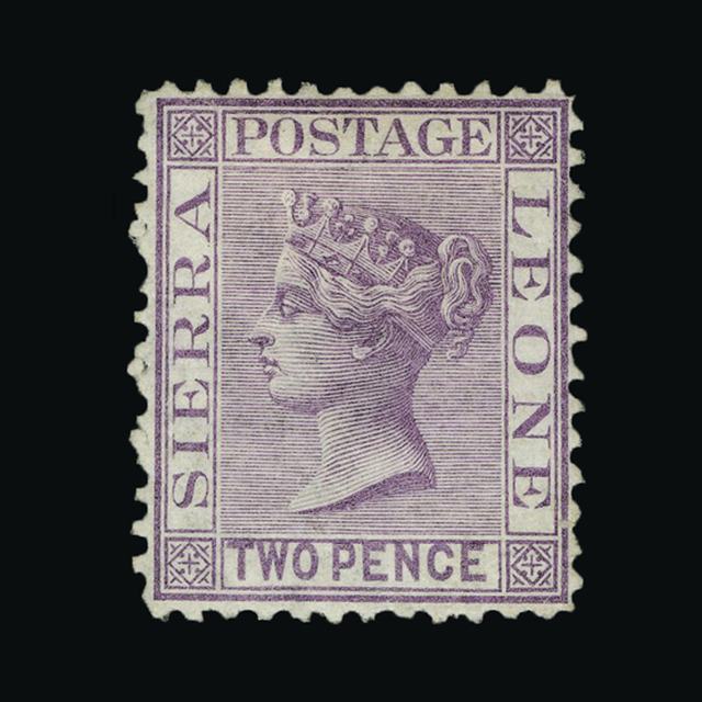 Lot 22195 - sierra leone 1872-73 -  UPA UPA Sale #89 worldwide Collections