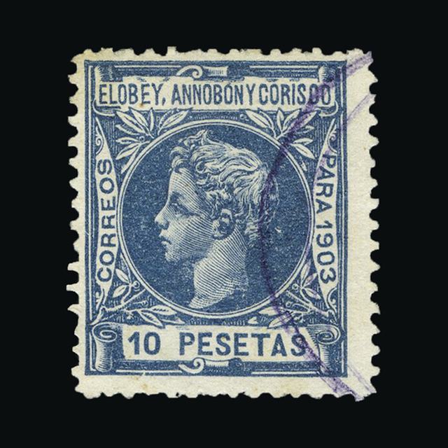 Lot 23666 - Spain - Colonies - Elobey Annobon Corisco 1903-10 - UPA UPA Sale #89 worldwide Collections Lot 23666 - Spain - Colonies - Elobey Annobon Corisco 1903-10 - UPA UPA Sale #89 worldwide Collections