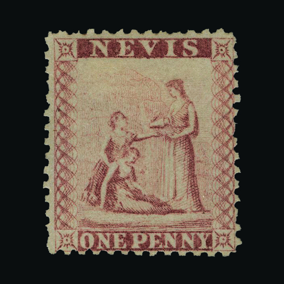 Lot 24073 - St. Kitts and Nevis - Nevis 1862 -  UPA UPA Sale #89 worldwide Collections