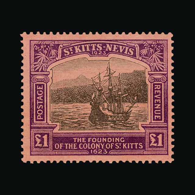 Lot 24091 - St. Kitts and Nevis - Nevis 1923 -  UPA UPA Sale #89 worldwide Collections