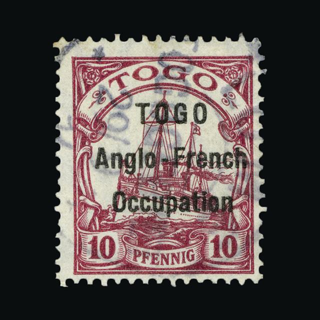 Lot 25066 - Togo - Anglo-French Occupation 1914 - UPA UPA Sale #89 worldwide Collections Lot 25066 - Togo - Anglo-French Occupation 1914 - UPA UPA Sale #89 worldwide Collections
