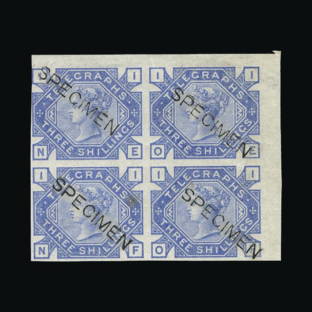Lot 26925 - Great Britain - Telegraphs 1876-81 - UPA UPA Sale #89 worldwide Collections Lot 26925 - Great Britain - Telegraphs 1876-81 - UPA UPA Sale #89 worldwide Collections