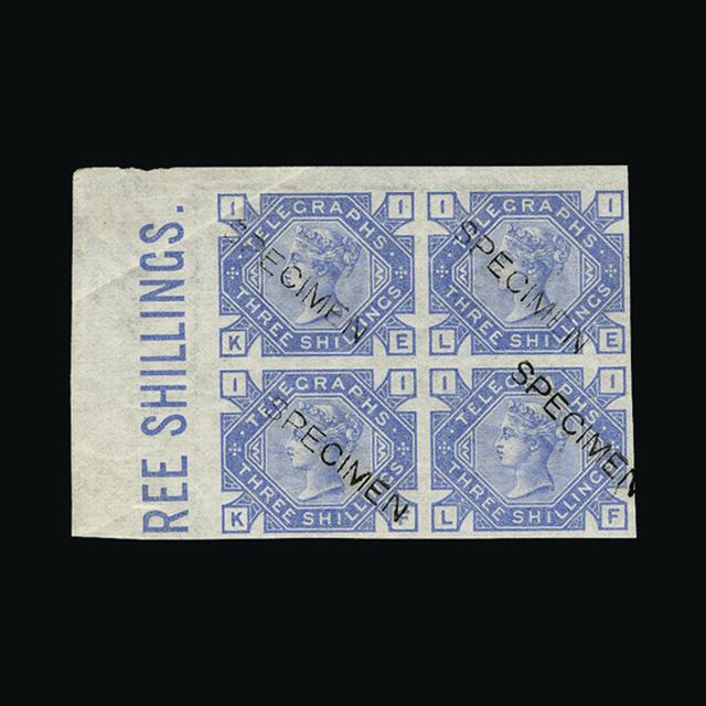 Lot 26926 - Great Britain - Telegraphs 1876-81 - UPA UPA Sale #89 worldwide Collections Lot 26926 - Great Britain - Telegraphs 1876-81 - UPA UPA Sale #89 worldwide Collections