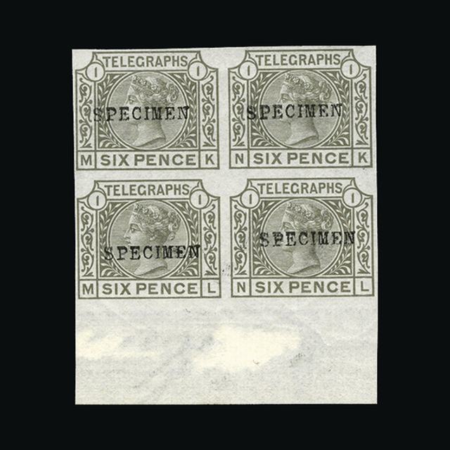 Lot 26931 - Great Britain - Telegraphs 1876-81 - UPA UPA Sale #89 worldwide Collections Lot 26931 - Great Britain - Telegraphs 1876-81 - UPA UPA Sale #89 worldwide Collections