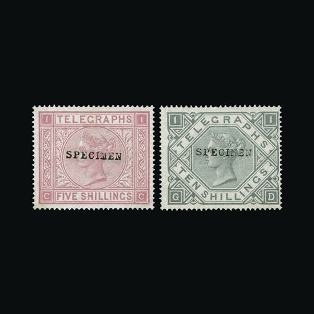 Lot 26935 - Great Britain - Telegraphs 1876-81 - UPA UPA Sale #89 worldwide Collections Lot 26935 - Great Britain - Telegraphs 1876-81 - UPA UPA Sale #89 worldwide Collections