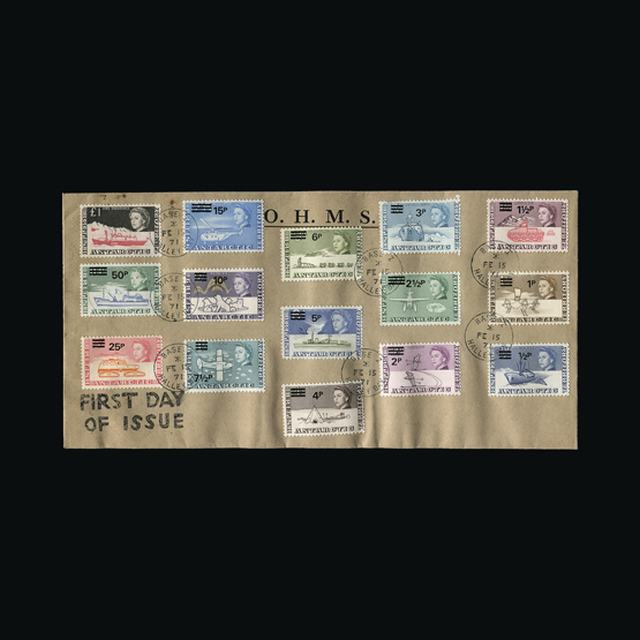 Lot 4149 - british antarctic territory 1971 -  UPA UPA Sale #89 worldwide Collections