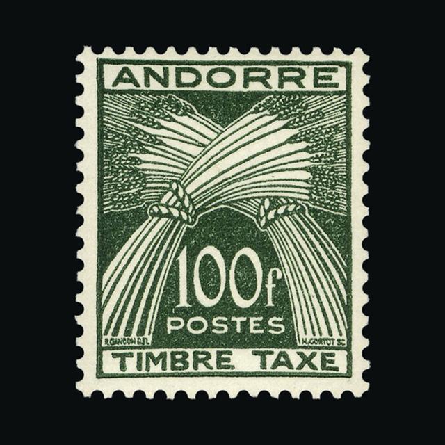 Lot 600 - Andorra - French Post Offices 1946-59 - UPA UPA Sale #89 worldwide Collections Lot 600 - Andorra - French Post Offices 1946-59 - UPA UPA Sale #89 worldwide Collections