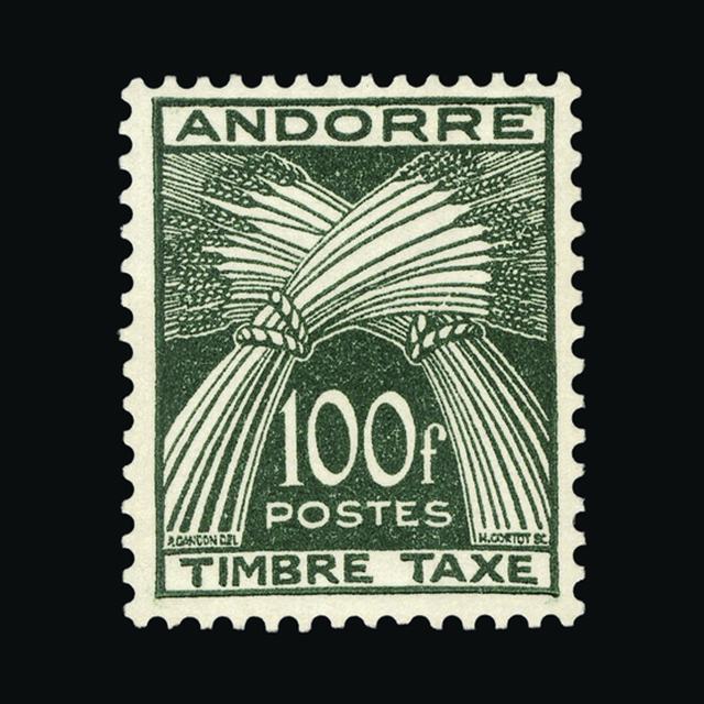 Lot 602 - Andorra - French Post Offices 1946-59 - UPA UPA Sale #89 worldwide Collections Lot 602 - Andorra - French Post Offices 1946-59 - UPA UPA Sale #89 worldwide Collections