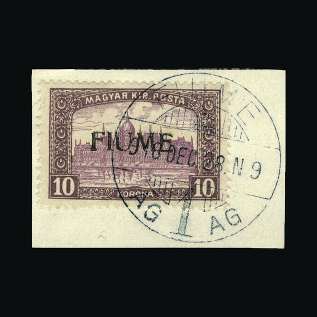 Lot 8293 - Fiume 1918-19 - UPA UPA Sale #89 worldwide Collections Lot 8293 - Fiume 1918-19 - UPA UPA Sale #89 worldwide Collections