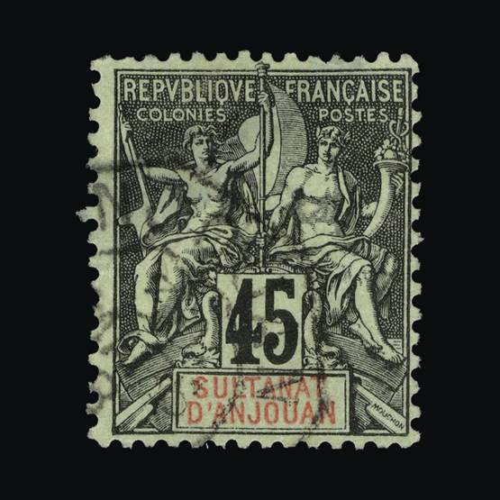 Lot 8800 - France - Colonies - Comoro Islands - Anjouan 1900-07 - UPA UPA Sale #89 worldwide Collections Lot 8800 - France - Colonies - Comoro Islands - Anjouan 1900-07 - UPA UPA Sale #89 worldwide Collections