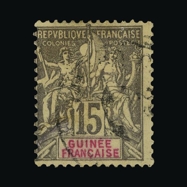 Lot 8823 - France - Colonies - French Guinea 1892-1900 -  UPA UPA Sale #89 worldwide Collections