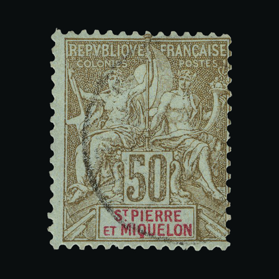 Lot 9149 - France - Colonies - St. Pierre and Miquelon 1892-1900 -  UPA UPA Sale #89 worldwide Collections