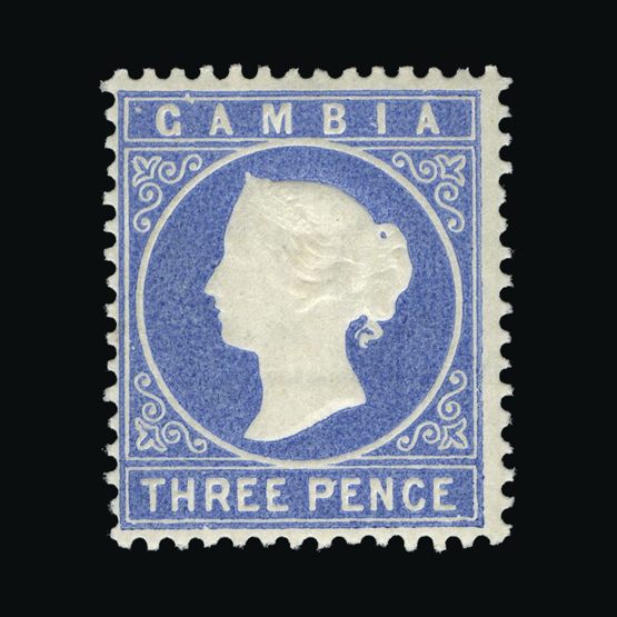 Lot 9240 - gambia 1880-81 -  UPA UPA Sale #89 worldwide Collections