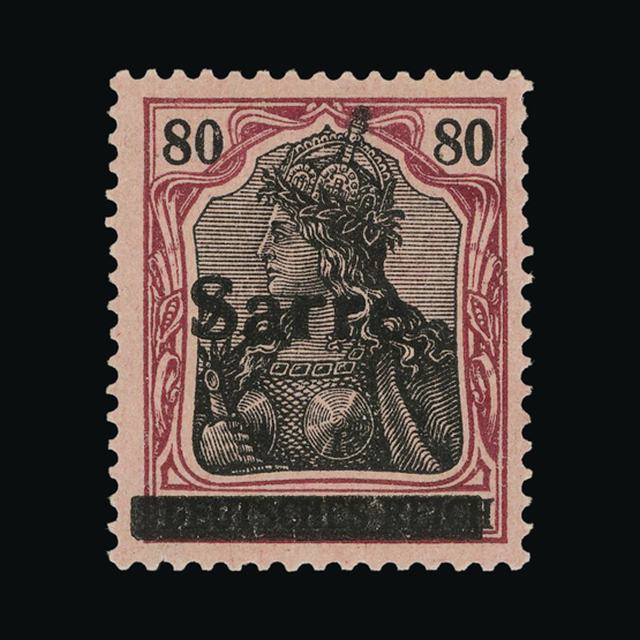 Lot 9642 - germany - saar 1920 -  UPA UPA Sale #89 worldwide Collections