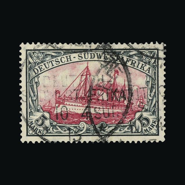 Lot 9703 - Germany - Colonies - South West Africa 1906 - UPA UPA Sale #89 worldwide Collections Lot 9703 - Germany - Colonies - South West Africa 1906 - UPA UPA Sale #89 worldwide Collections