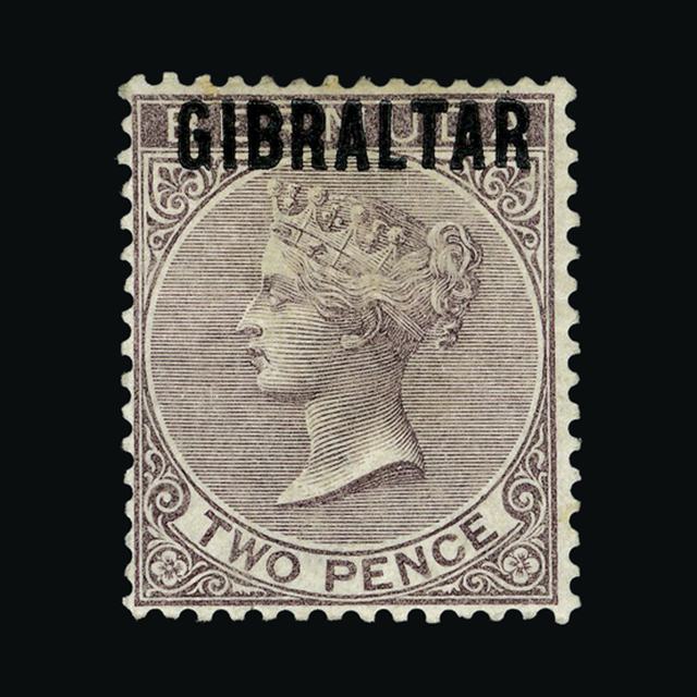 Lot 9738 - Gibraltar 1886 -  UPA UPA Sale #89 worldwide Collections