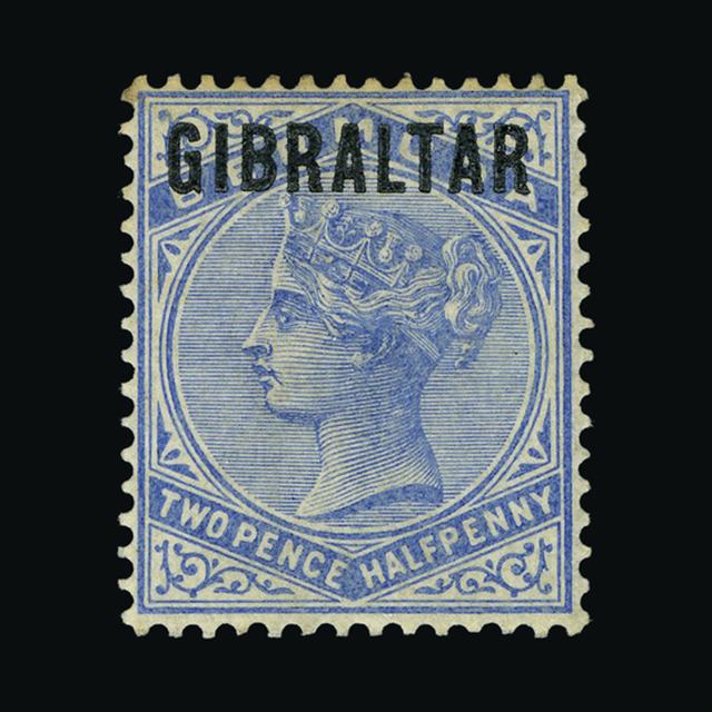 Lot 9739 - Gibraltar 1886 -  UPA UPA Sale #89 worldwide Collections