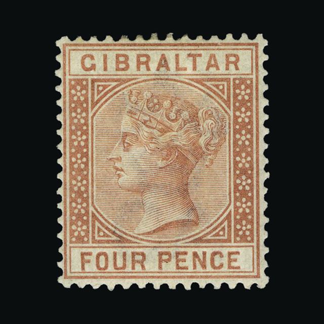 Lot 9752 - Gibraltar 1886-87 -  UPA UPA Sale #89 worldwide Collections
