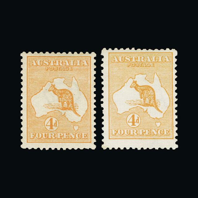Lot 1039 - Australia 1913-14 - UPA UPA Auction UPA 90 Lot 1039 - Australia 1913-14 - UPA UPA Auction UPA 90
