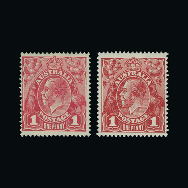 Lot 1192 - Australia 1918-20 - UPA UPA Auction UPA 90 Lot 1192 - Australia 1918-20 - UPA UPA Auction UPA 90