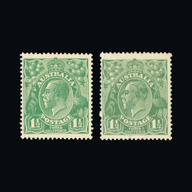 Lot 1202 - Australia 1918-23 - UPA UPA Auction UPA 90 Lot 1202 - Australia 1918-23 - UPA UPA Auction UPA 90