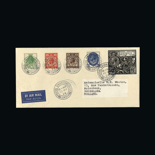 Lot 12863 - Great Britain - Covers - KGV 1929 - UPA UPA Auction UPA 90 Lot 12863 - Great Britain - Covers - KGV 1929 - UPA UPA Auction UPA 90