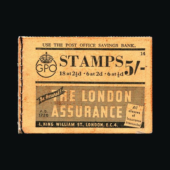 Lot 13158 - Great Britain - Booklets 1940 - UPA UPA Auction UPA 90 Lot 13158 - Great Britain - Booklets 1940 - UPA UPA Auction UPA 90