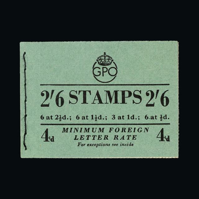 Lot 13167 - Great Britain - Booklets 1953 - UPA UPA Auction UPA 90 Lot 13167 - Great Britain - Booklets 1953 - UPA UPA Auction UPA 90