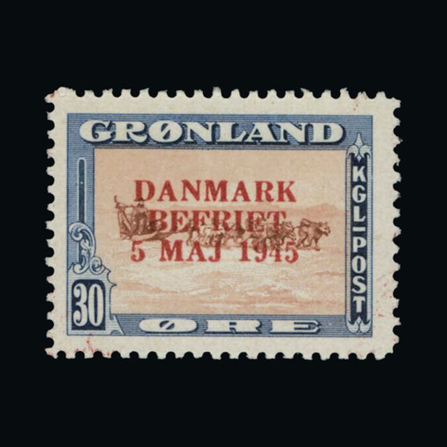 Lot 13401 - Greenland 1945 - UPA UPA Auction UPA 90 Lot 13401 - Greenland 1945 - UPA UPA Auction UPA 90