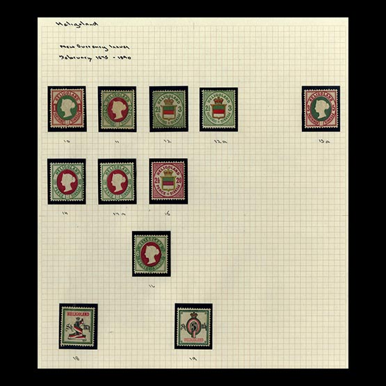 Lot 13578 - heligoland 1867-68 - UPA UPA Auction UPA 90 Lot 13578 - heligoland 1867-68 - UPA UPA Auction UPA 90