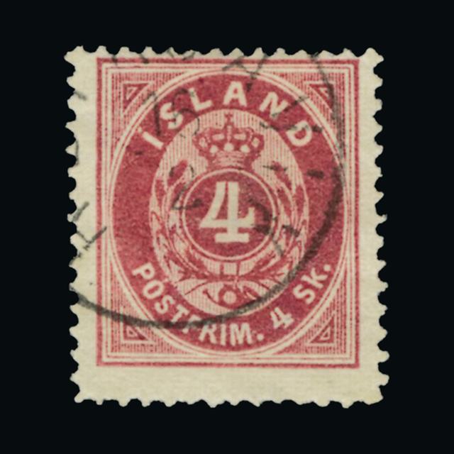 Lot 14300 - Iceland 1873 -  UPA UPA Auction UPA 90 