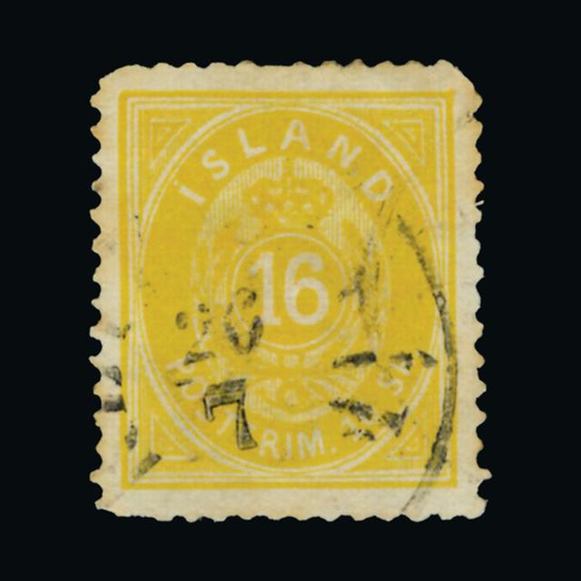 Lot 14303 - Iceland 1873 -  UPA UPA Auction UPA 90 