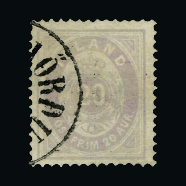 Lot 14314 - Iceland 1876 -  UPA UPA Auction UPA 90 