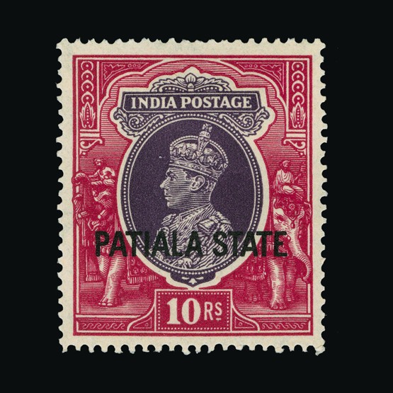 Lot 14747 - India - States - Patiala 1937-38 - UPA UPA Auction UPA 90 Lot 14747 - India - States - Patiala 1937-38 - UPA UPA Auction UPA 90